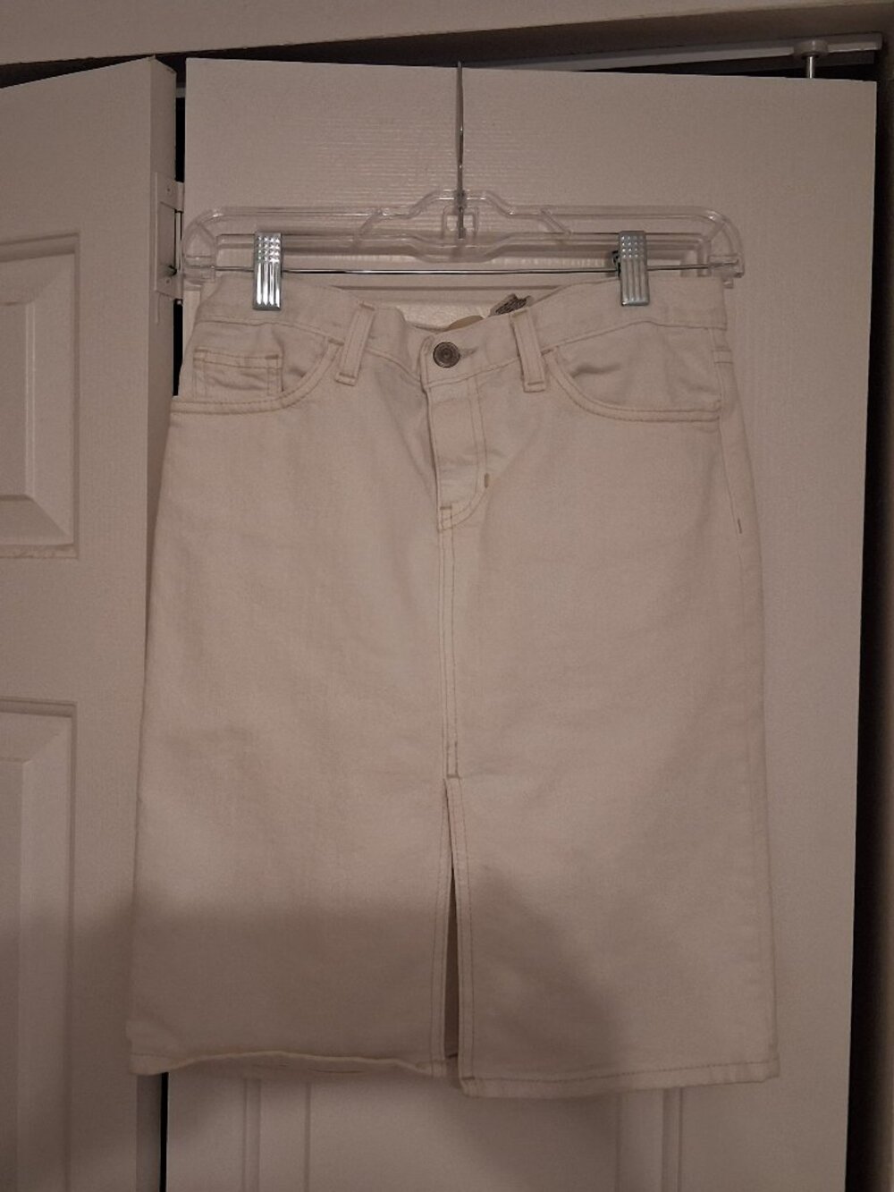 Gap Jeans 4 White Jean Skirt